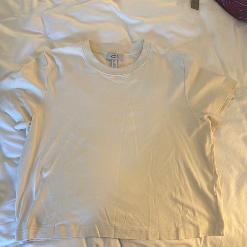 COS Cream T-Shirt XL